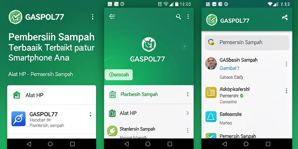 Tampilan antarmuka GASPOL77 yang intuitif dan bermanfaat.