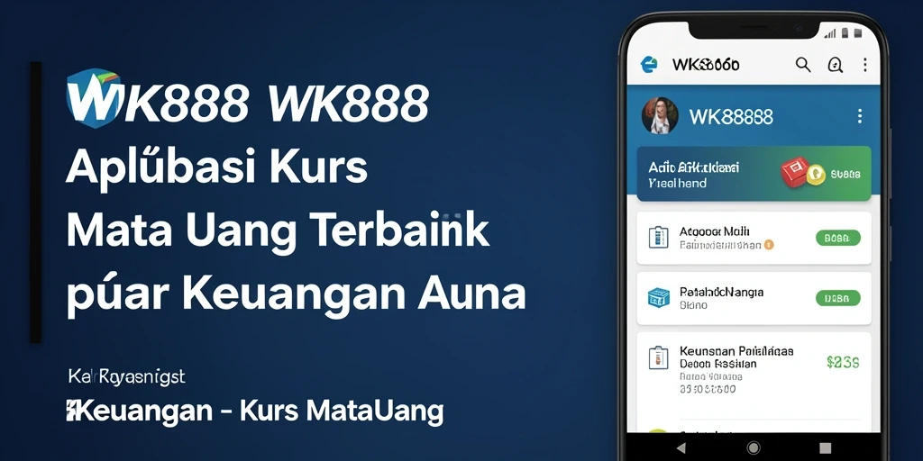 Antarmuka WK888 menampilkan nilai tukar mata uang yang aktual.